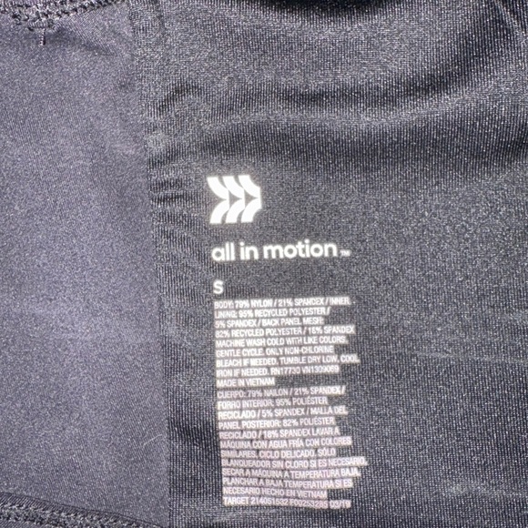 Target Black Sleeveless Fitted Crop Tank - Picture 3 of 3